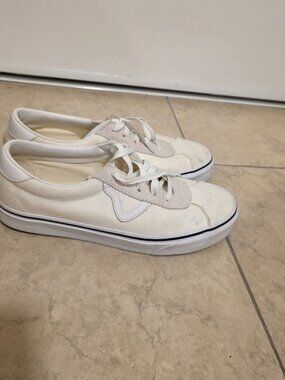 Vans Sport Sneakers - Offwhite/ "True White" - 10 womens/ 8.5 mens